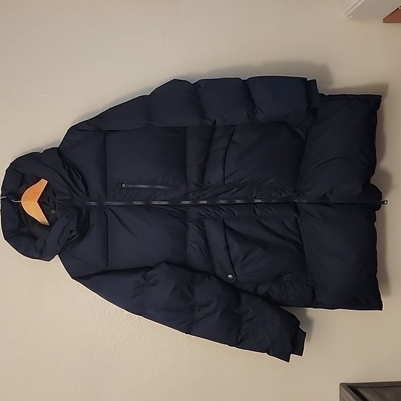 Mondetta Outdoor Project Mid Length Puffer Jacket Navy - Picture 2 of 16